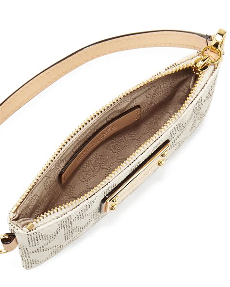 michael kors mini clutch|Michael Kors wristlet outlet.